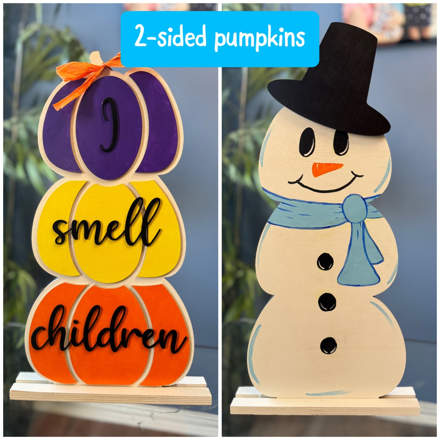 Digital cut file for 2-sided pumpkins