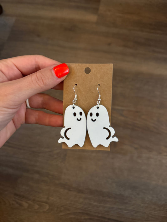 Big Booty Ghost Earrings