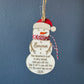 Snowman Height Ornament