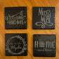 Engraved Personalized Slate Coasters