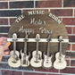 Music Room 3D Guitar Rack Sign