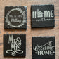 Engraved Personalized Slate Coasters