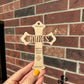 Personalized Cross Ornament