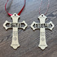 Personalized Cross Ornament