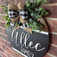Family Welcome Sign