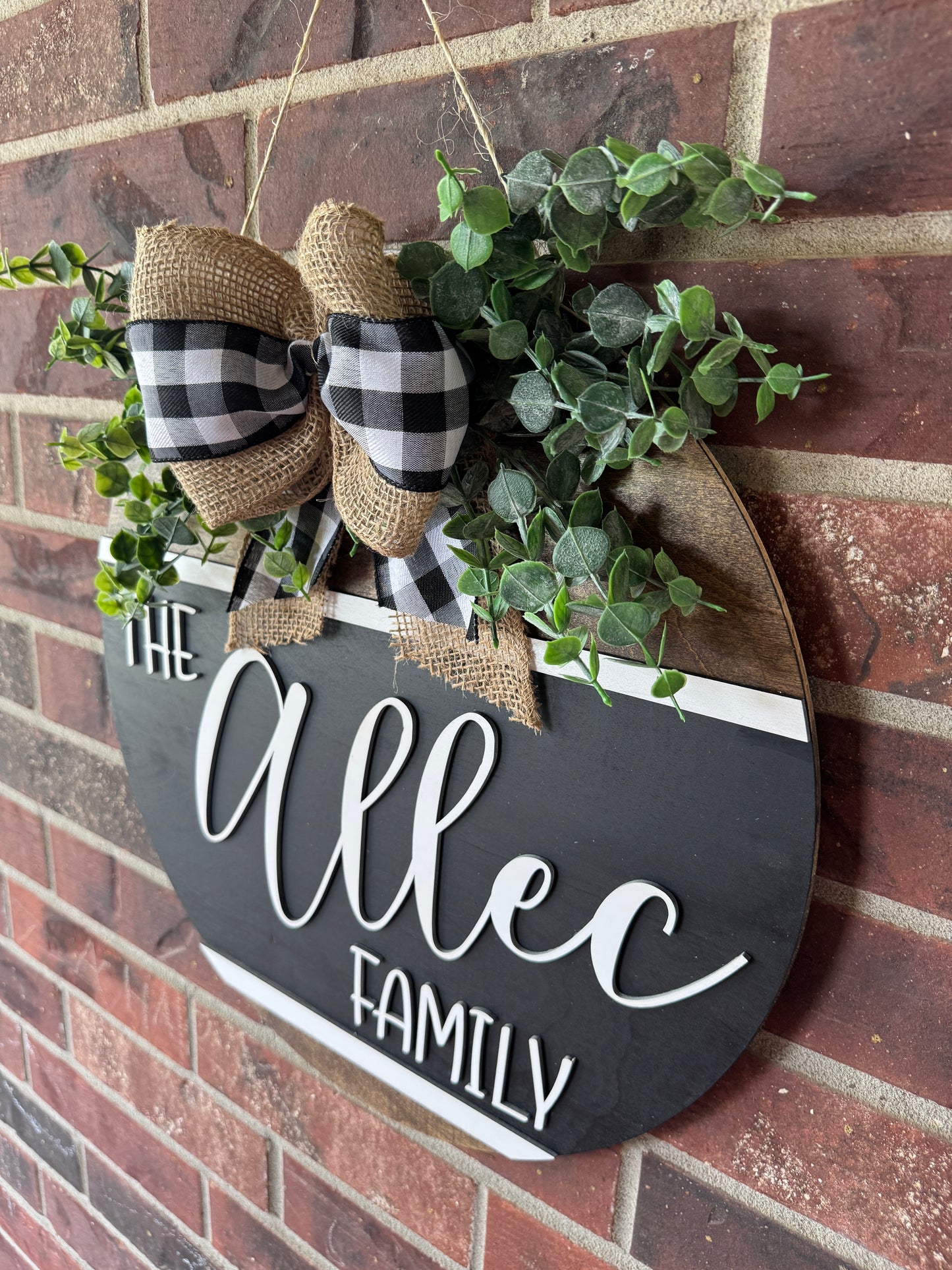 Family Welcome Sign