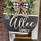 Family Welcome Sign