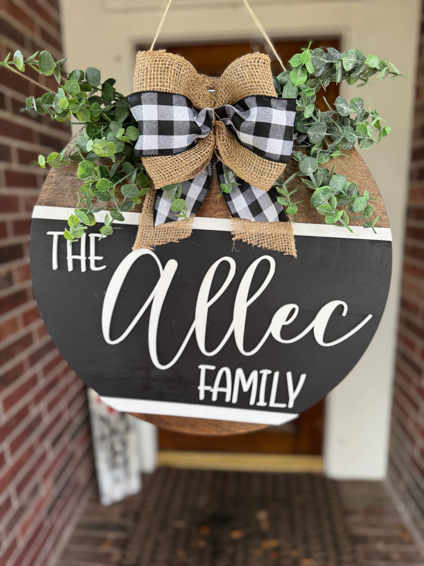 Family Welcome Sign