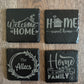 Engraved Personalized Slate Coasters