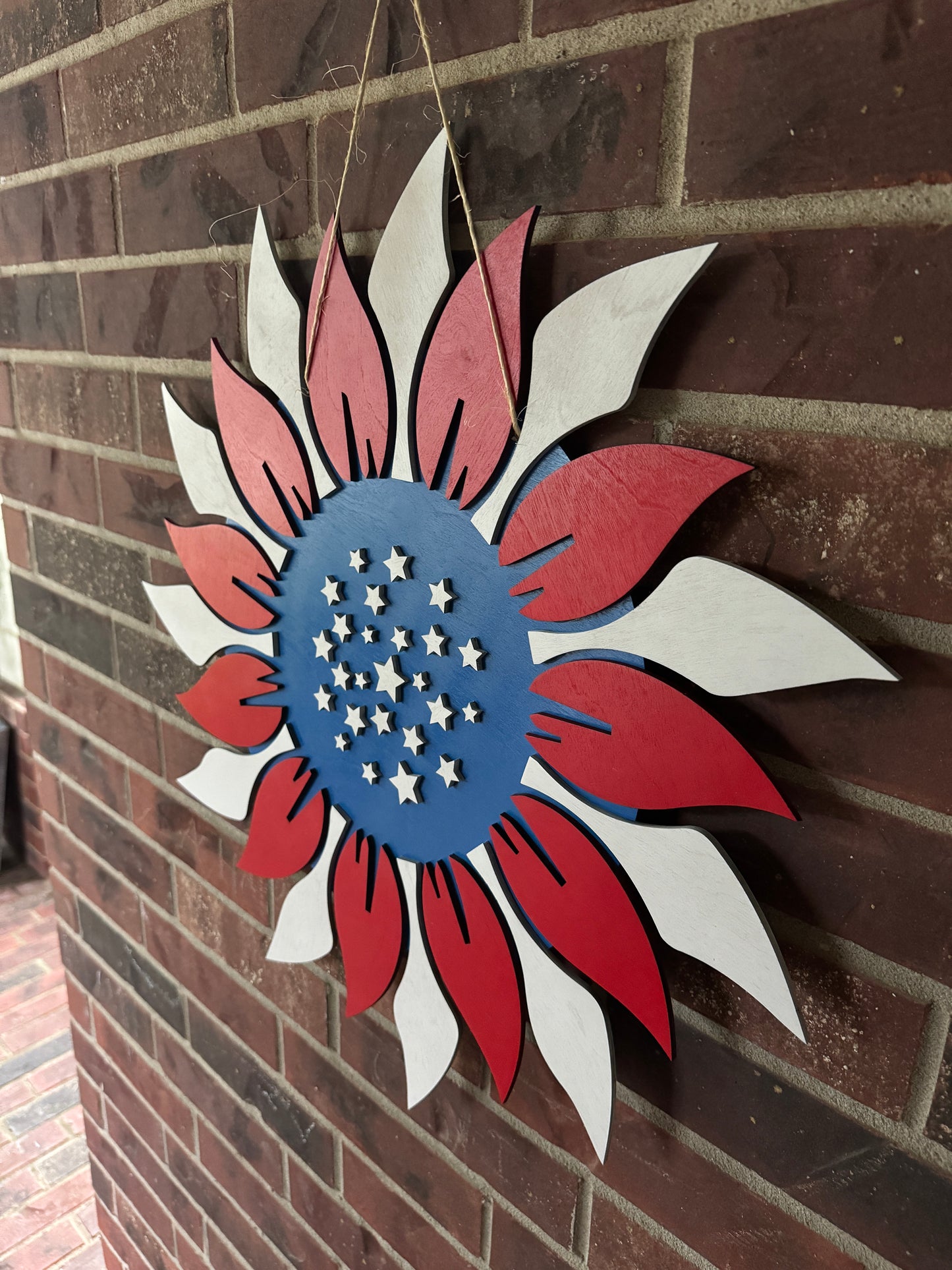 Digital Cut File for Sunflower Door Hanger
