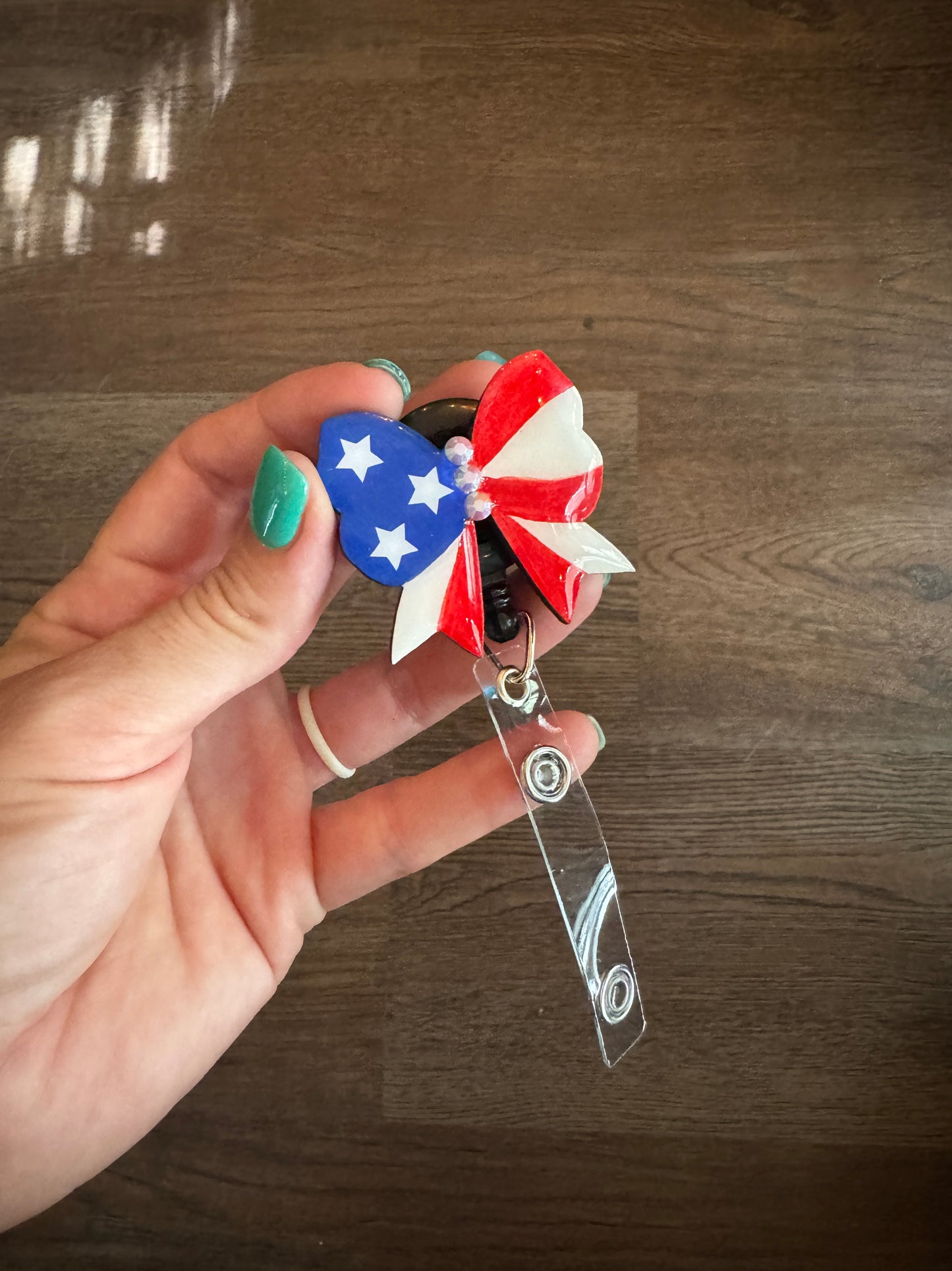 Patriotic Bow Studs/Reel