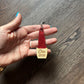Lipstick Keychain/Earrings