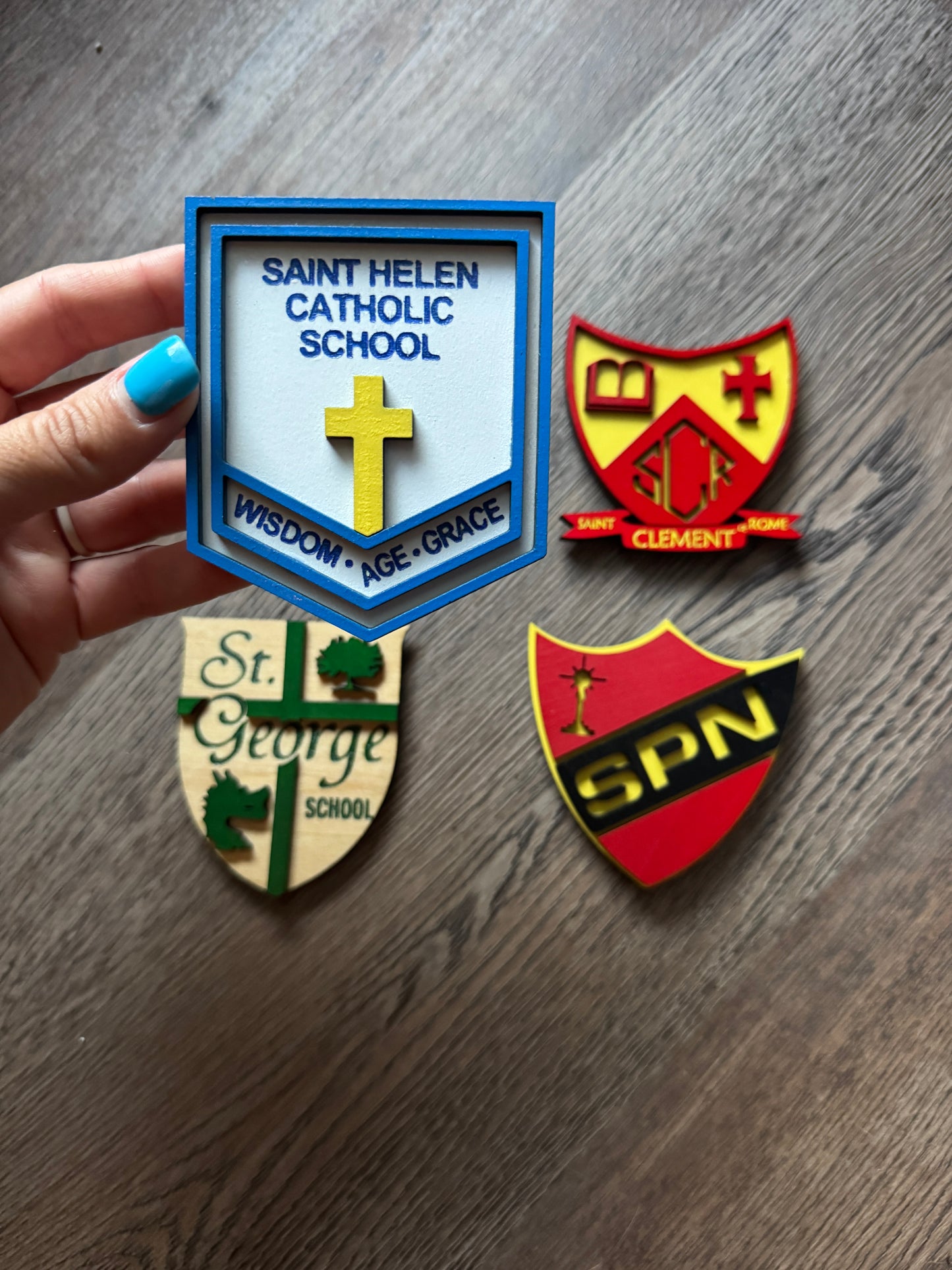 School Crest Magnet