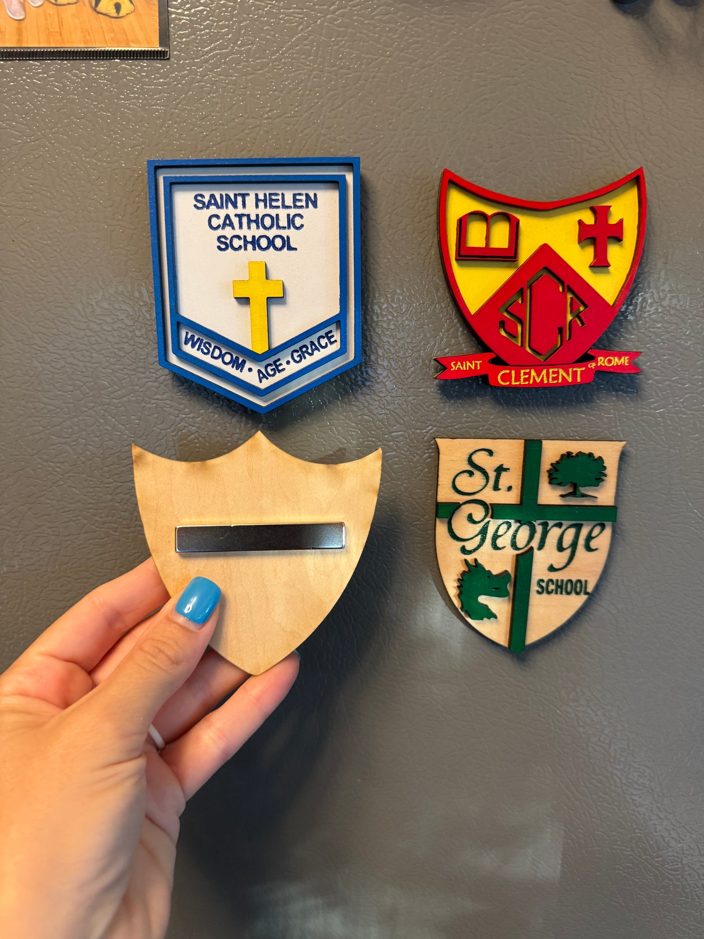 School Crest Magnet