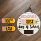 Interchangeable Back to School Sign