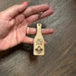 Engraved Iris Keychains