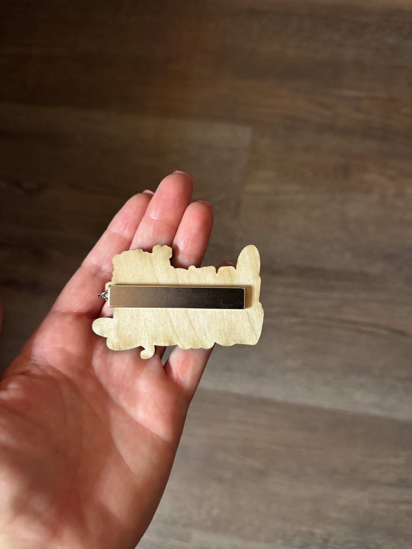 Engraved Cleo Keychains / Magnets