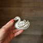 White Swan Keychain/Magnet