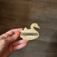 White Swan Keychain/Magnet