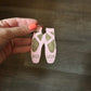 Pink Ballet Slippers Keychain/Magnet