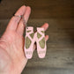 Pink Ballet Slippers Keychain/Magnet