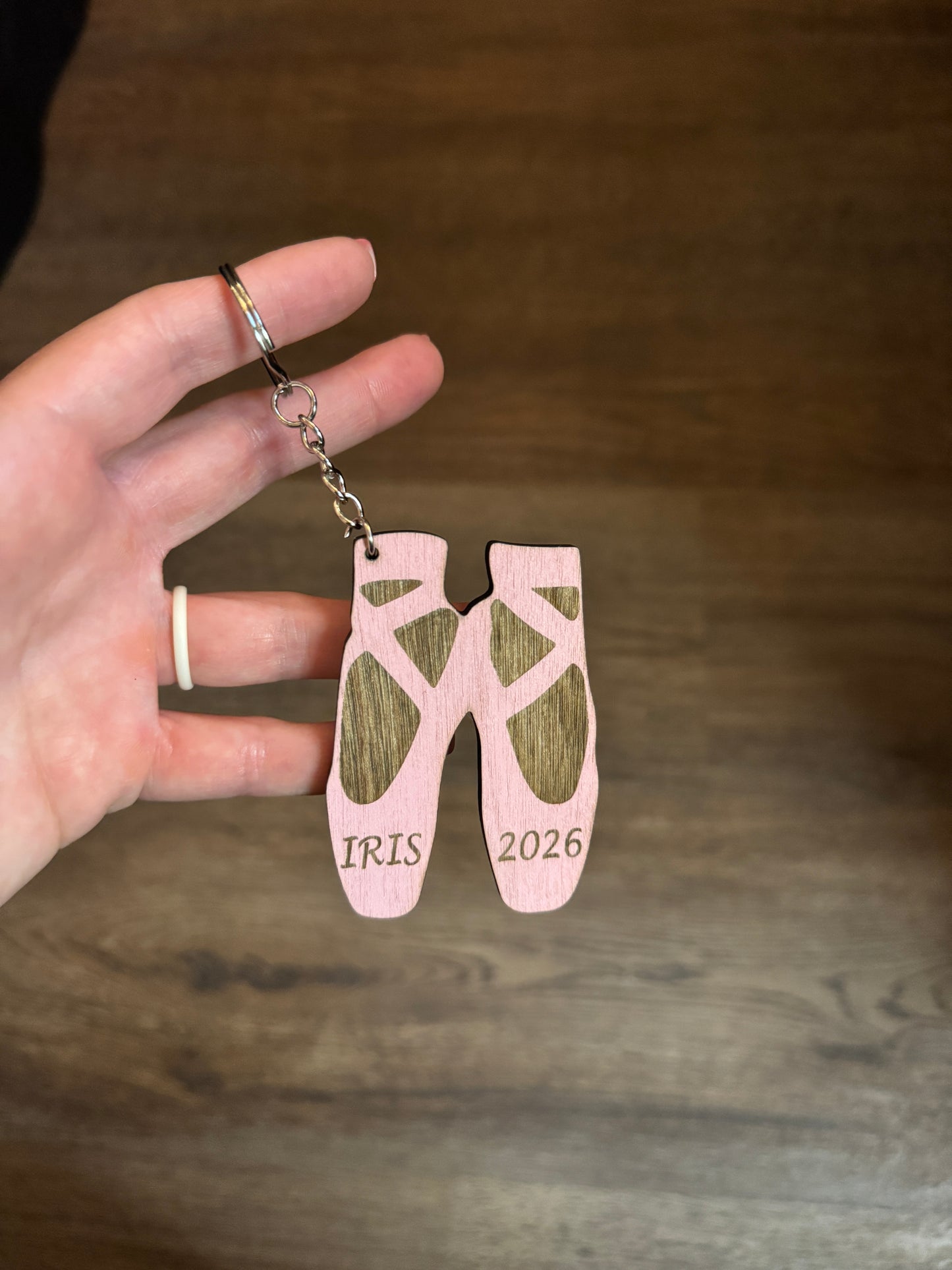 Pink Ballet Slippers Keychain/Magnet
