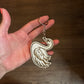 White Swan Keychain/Magnet
