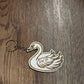 White Swan Keychain/Magnet