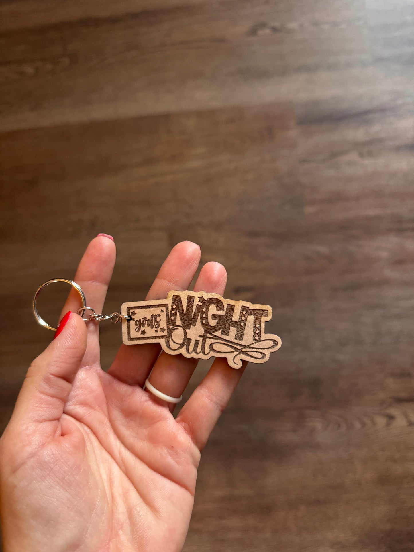 Engraved Cleo Keychains