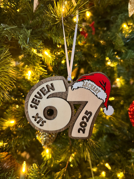 Digital cut file for 67 Ornament