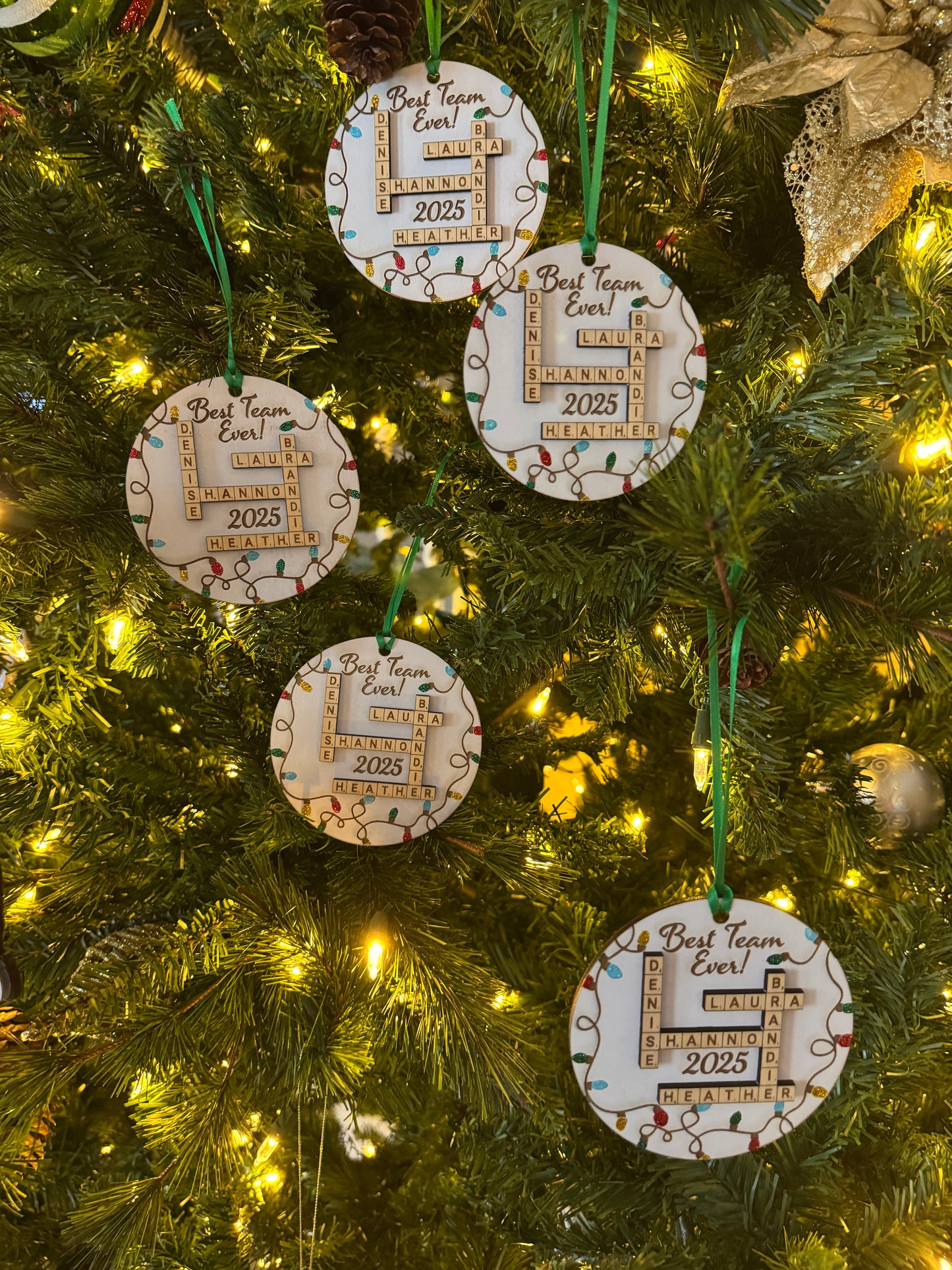 Scrabble Ornament