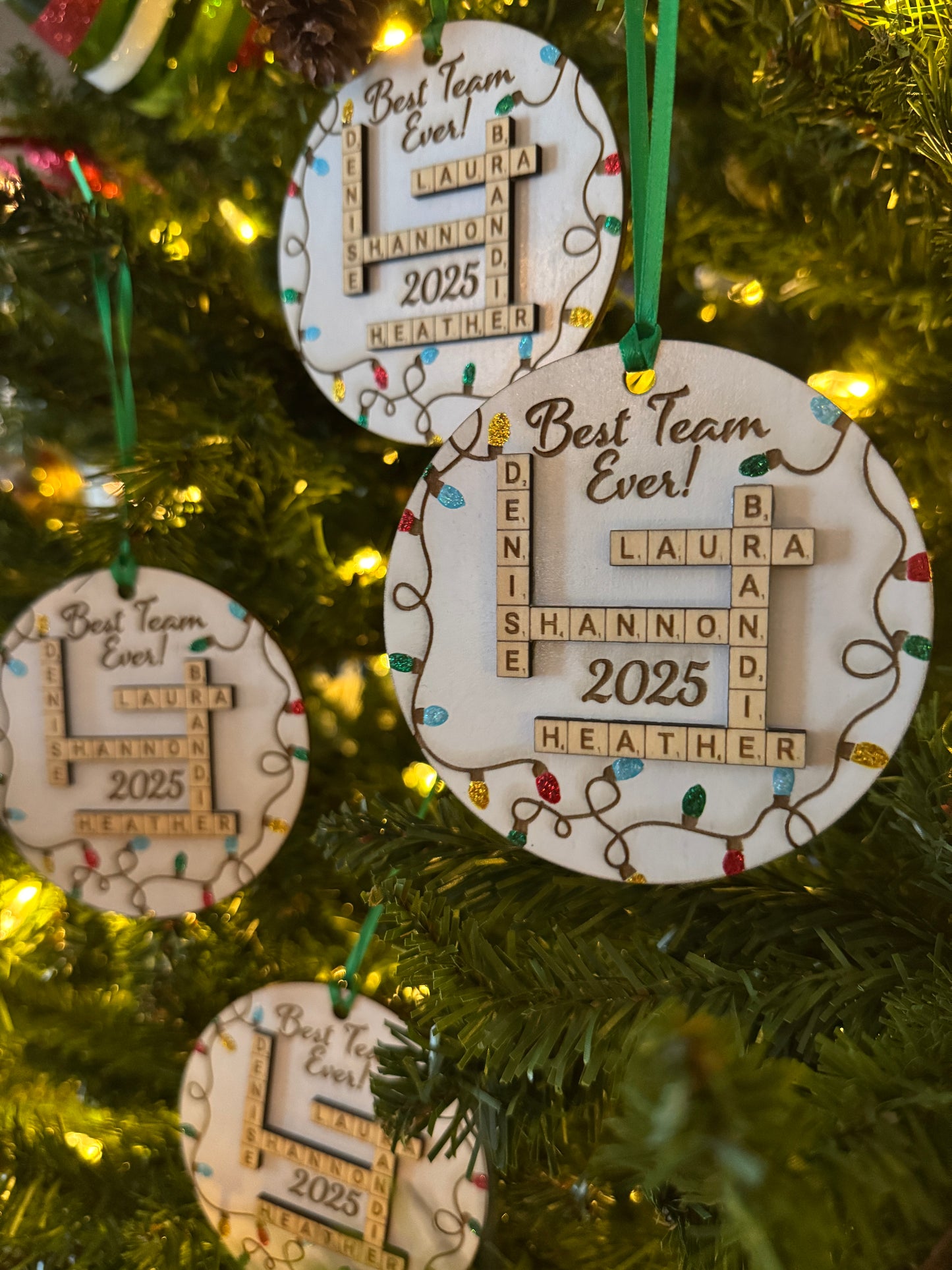 Scrabble Ornament