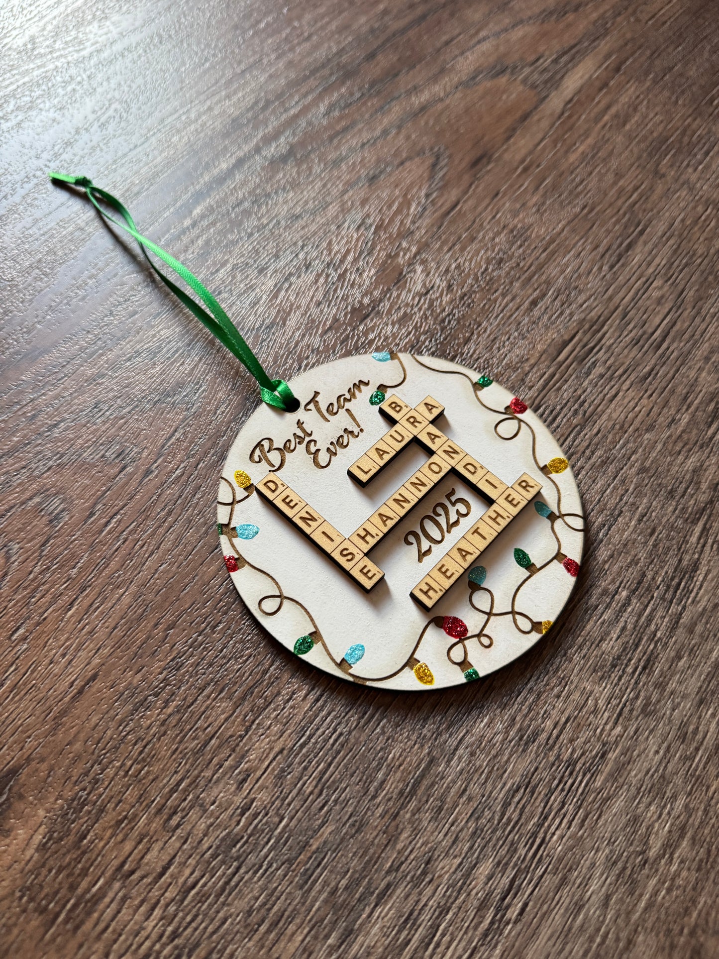 Scrabble Ornament