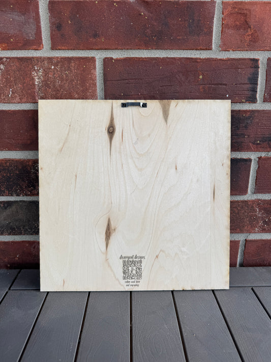 I love you handwritten frame