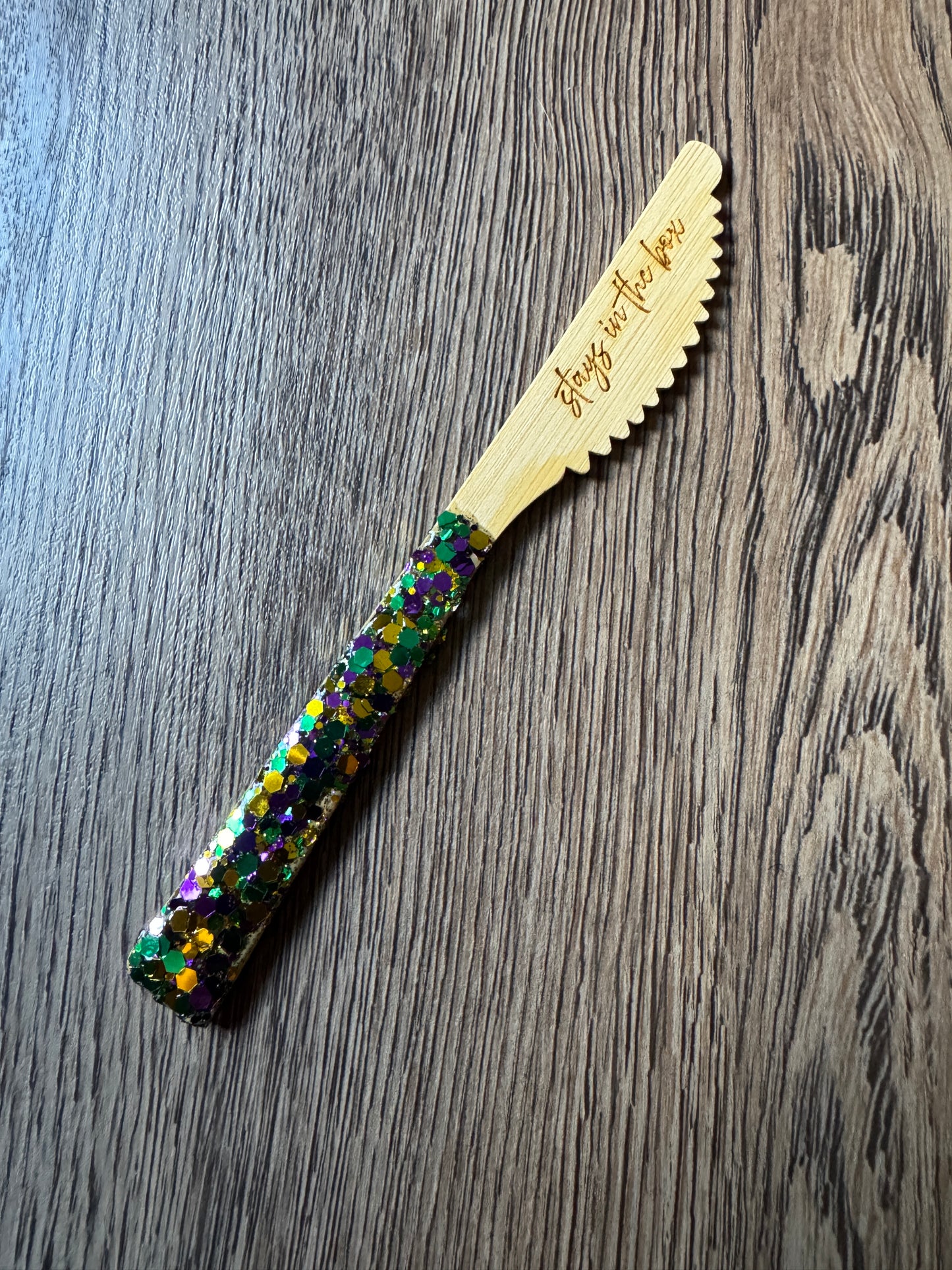 Disposable Wood King Cake Knives