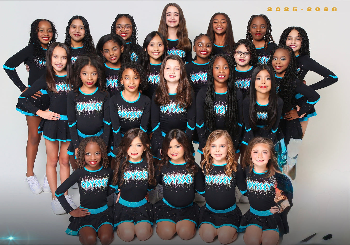 Gold Rush Odyssey Cheer Frame