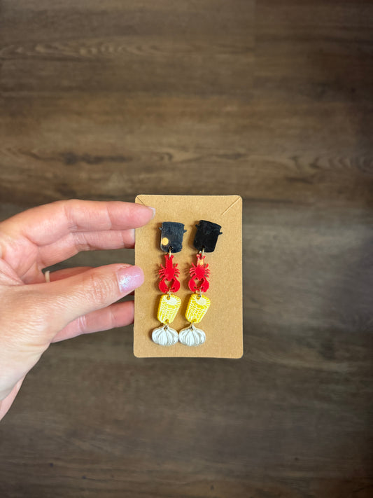Crawfish Boil Earrings