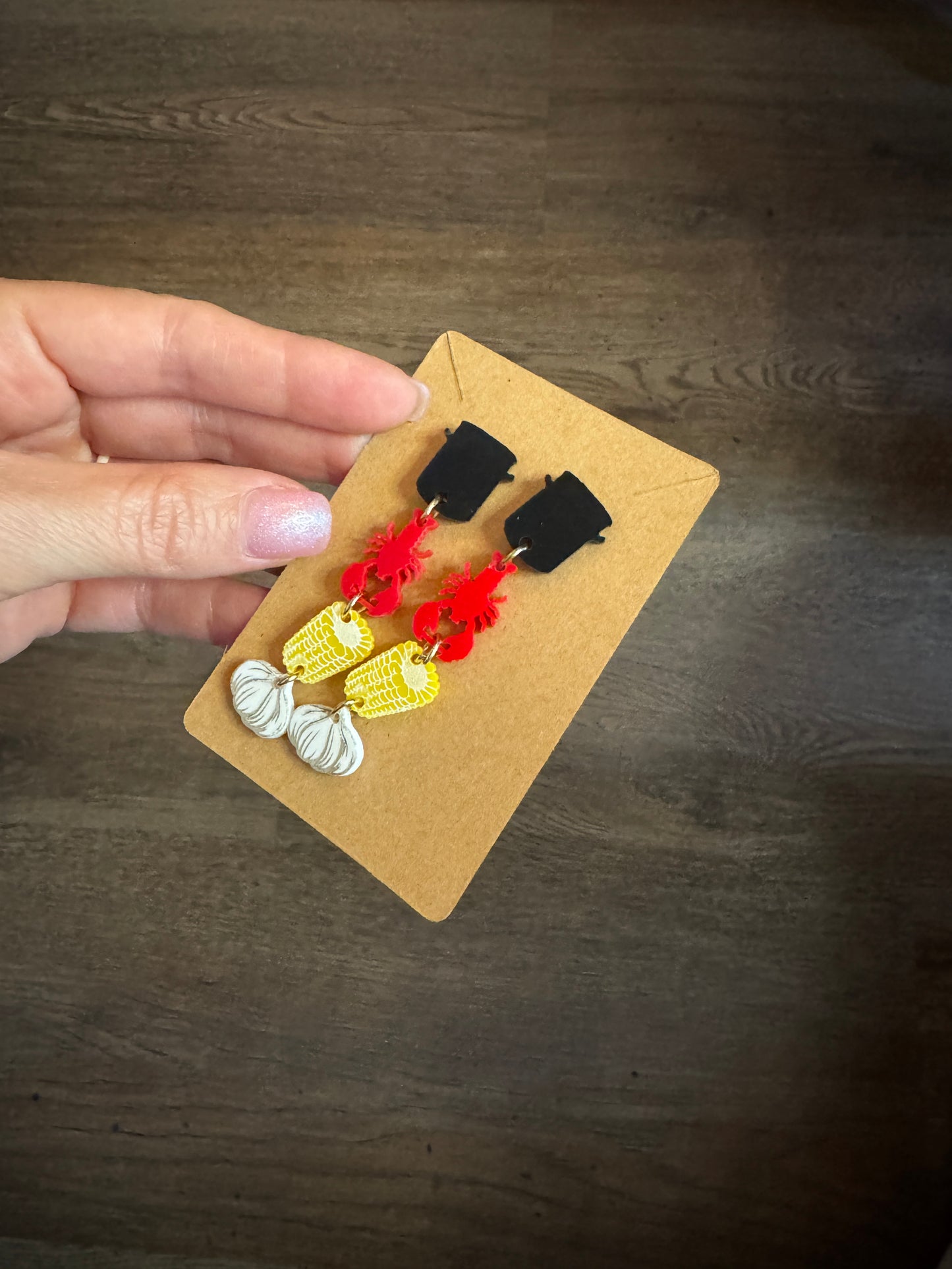 Crawfish Boil Earrings
