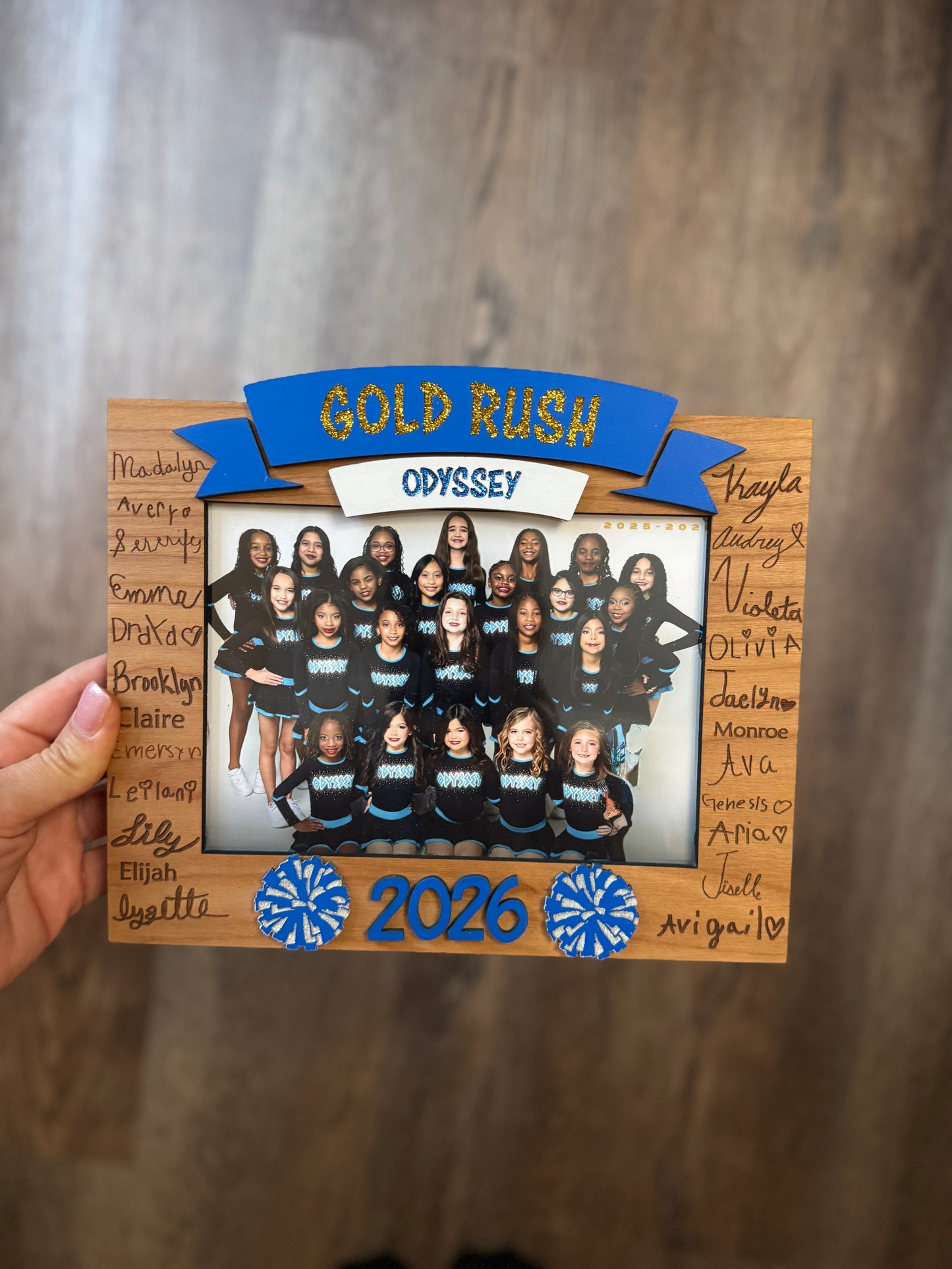 Gold Rush Odyssey Cheer Frame