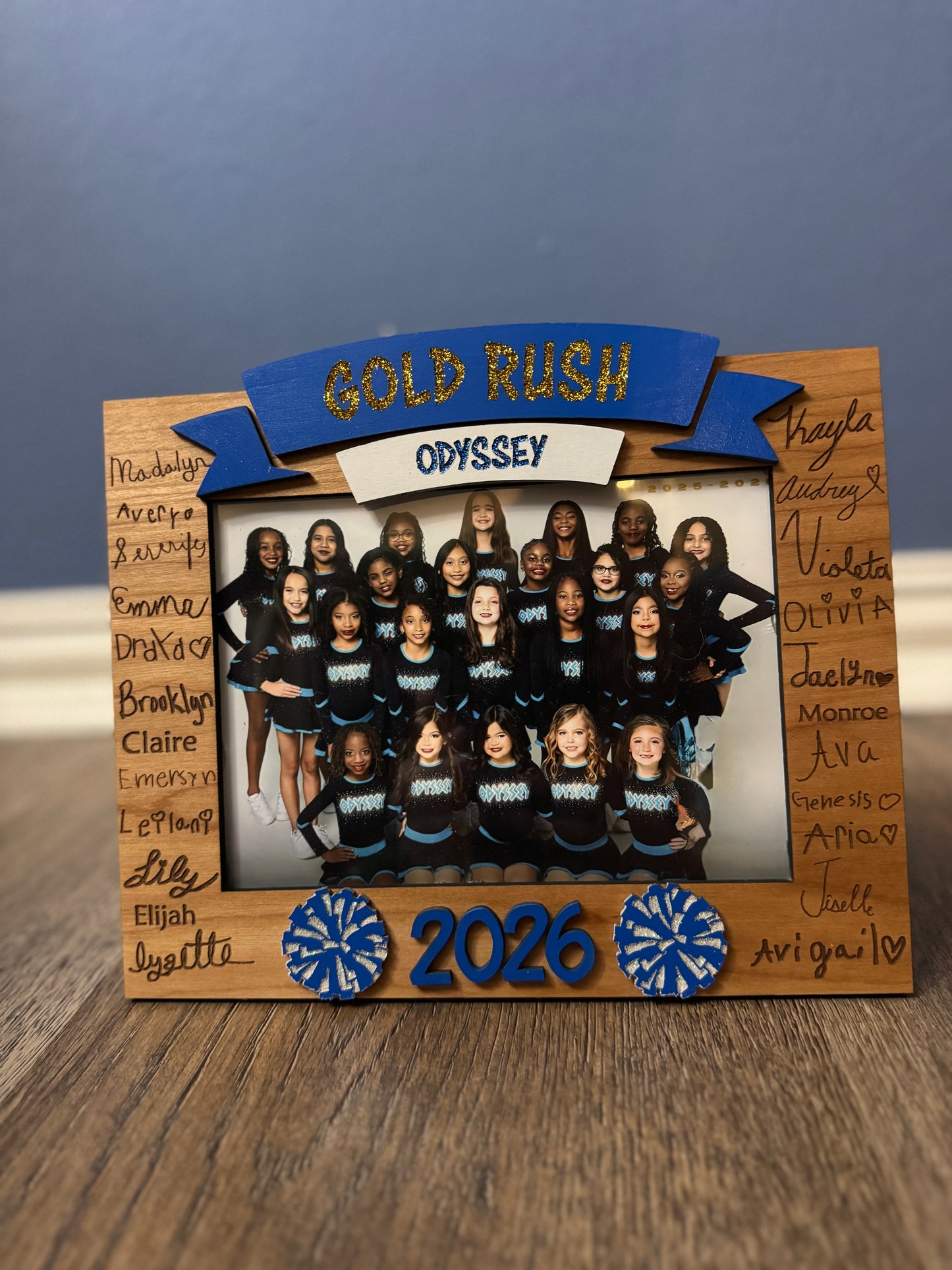 Gold Rush Odyssey Cheer Frame