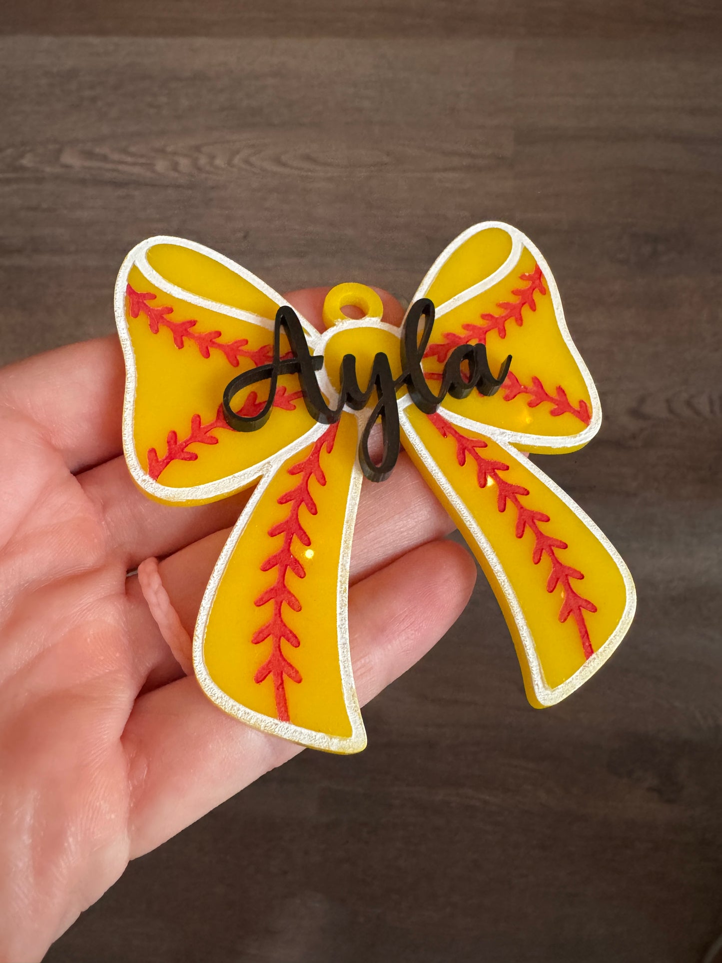 Digital cut file for softball bow
