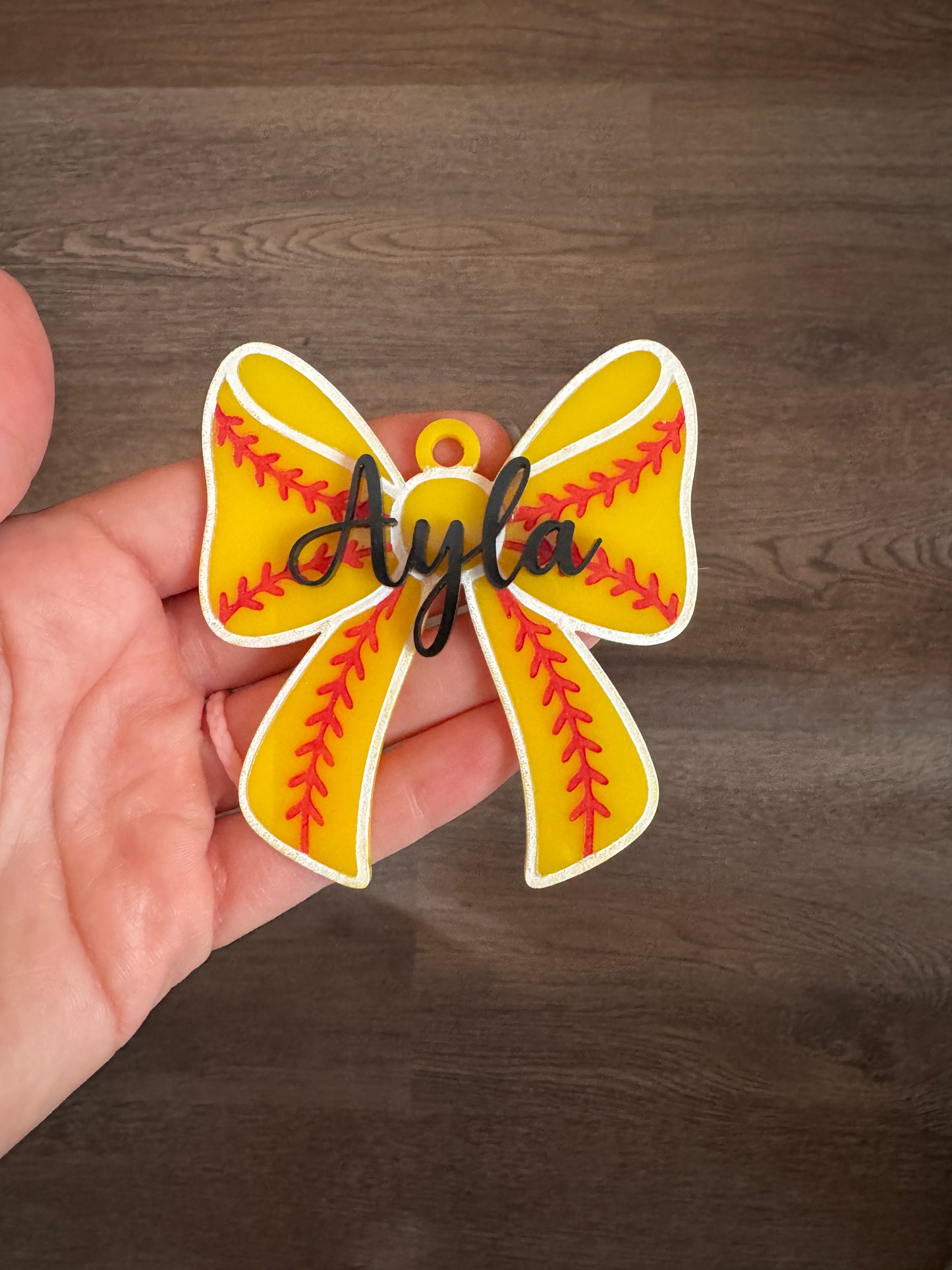 Digital cut file for softball bow