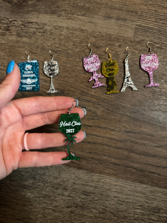 Acrylic Beach Earrings