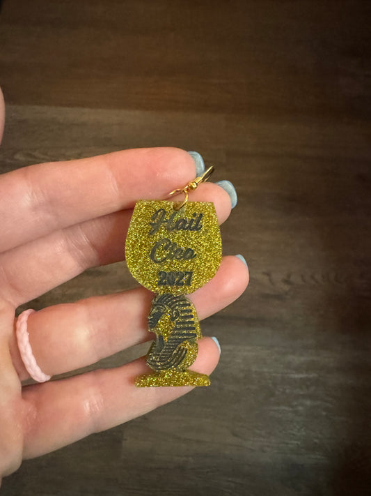 Acrylic Egypt Pharaoh Earrings