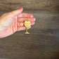 Engraved Wood Earrings