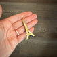 Engraved Wood Earrings