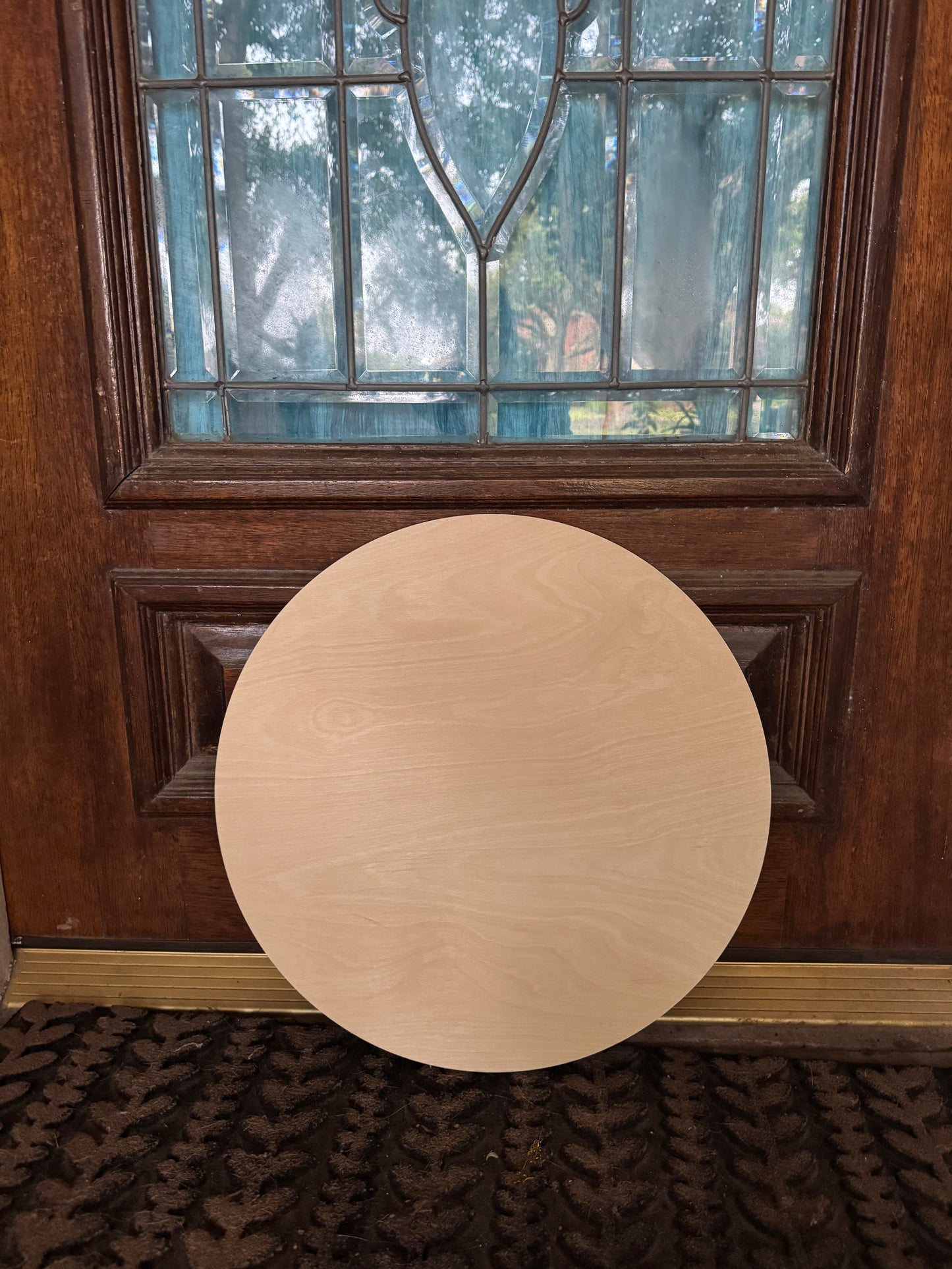 DIY wood shiplap rounds