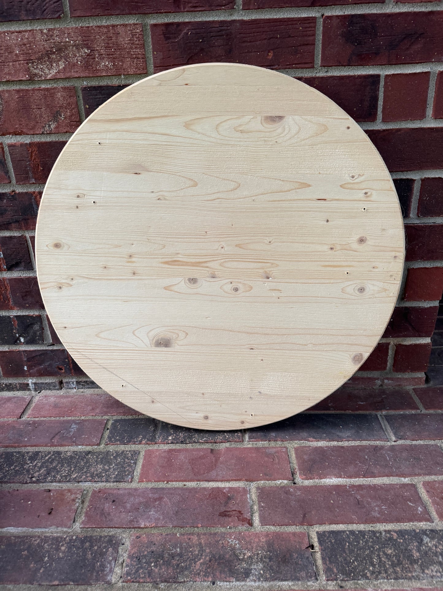 DIY 24 in wood rounds