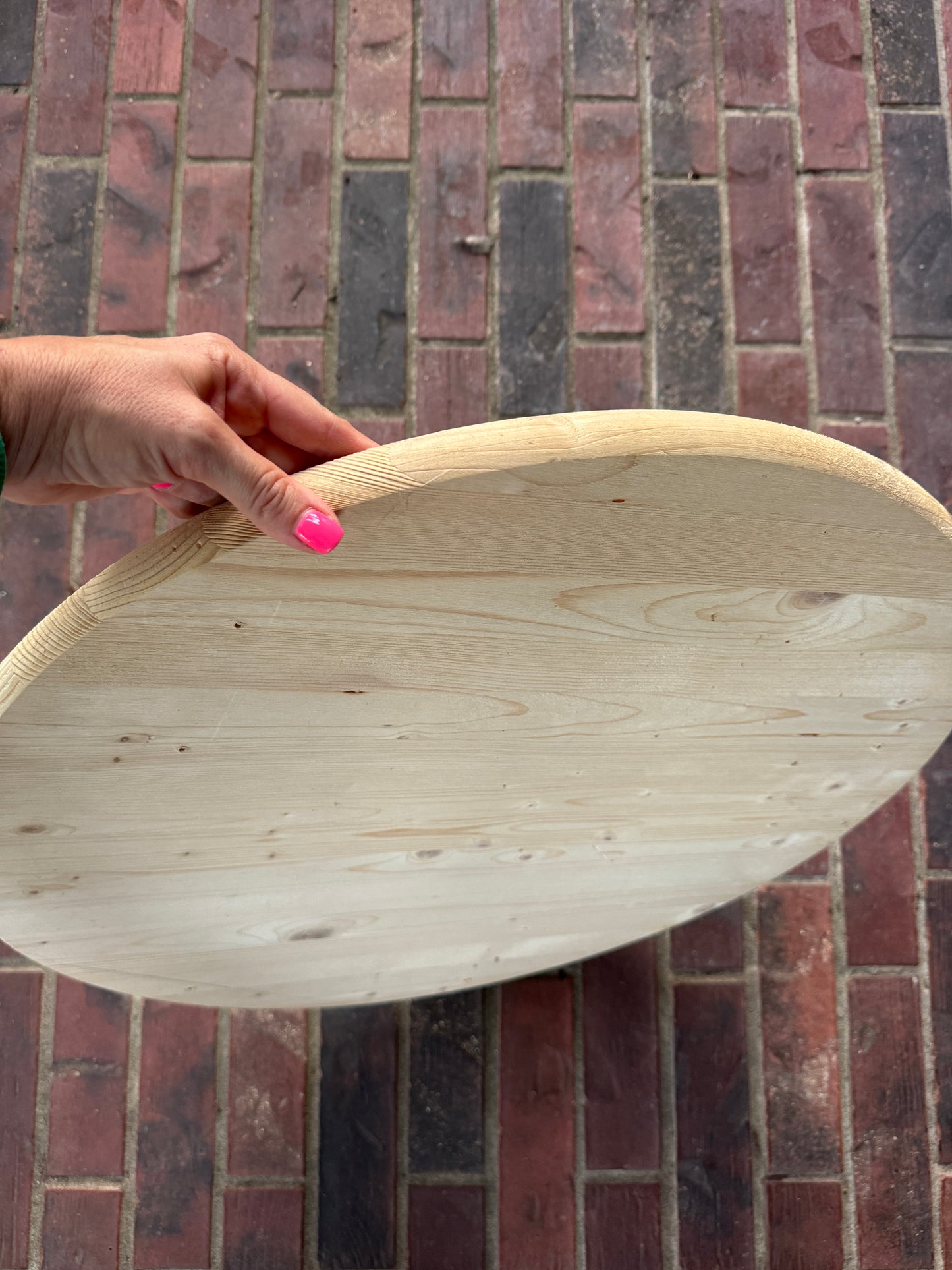 DIY 24 in wood rounds