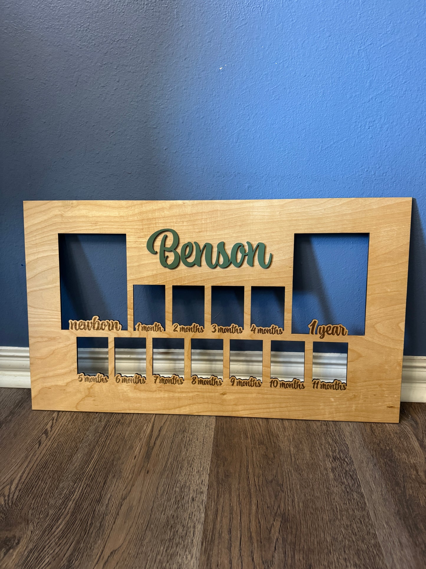 Kid's Yearly Growth School Picture Frame